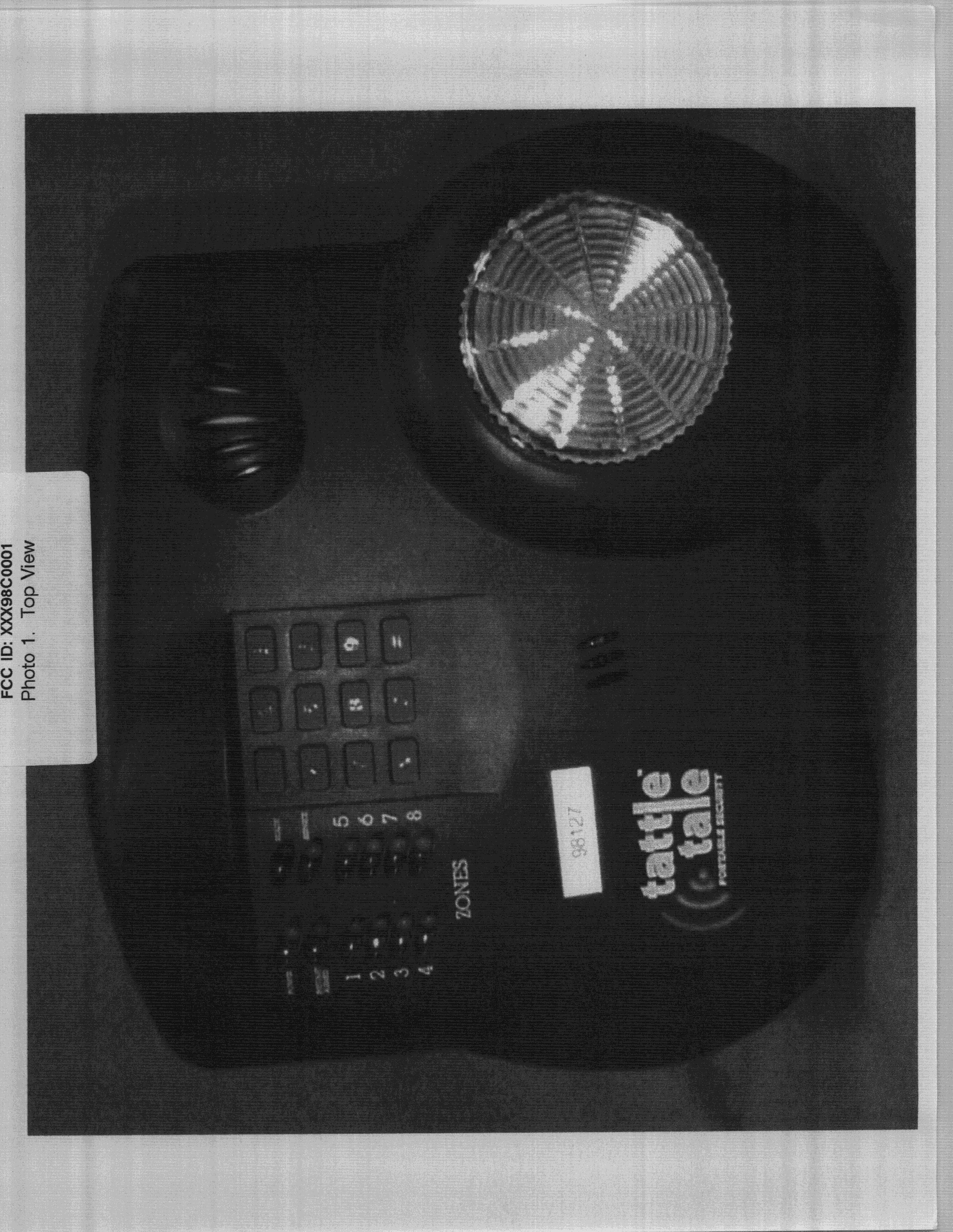 CYY - Communications Receiver used w/Pt 15 Transmitter - FCC ID NZQ98C0001 - TattleTale Portable Alarm Systems Inc. (2)