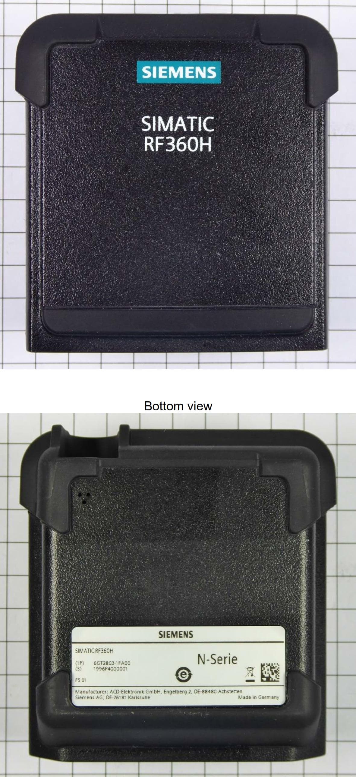 SIMATIC RF360H - RFID Reader with internal antenna - FCC ID O2FRF360H - ACD Elektronik GmbH
