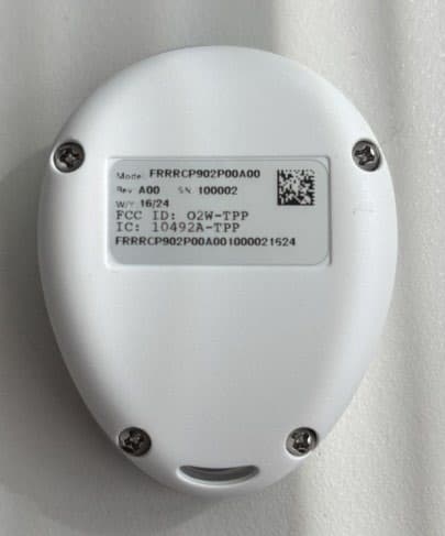 RRC Pocket Transmitter - FCC ID O2W-TPP - Quick S.p.A. unipersonale
