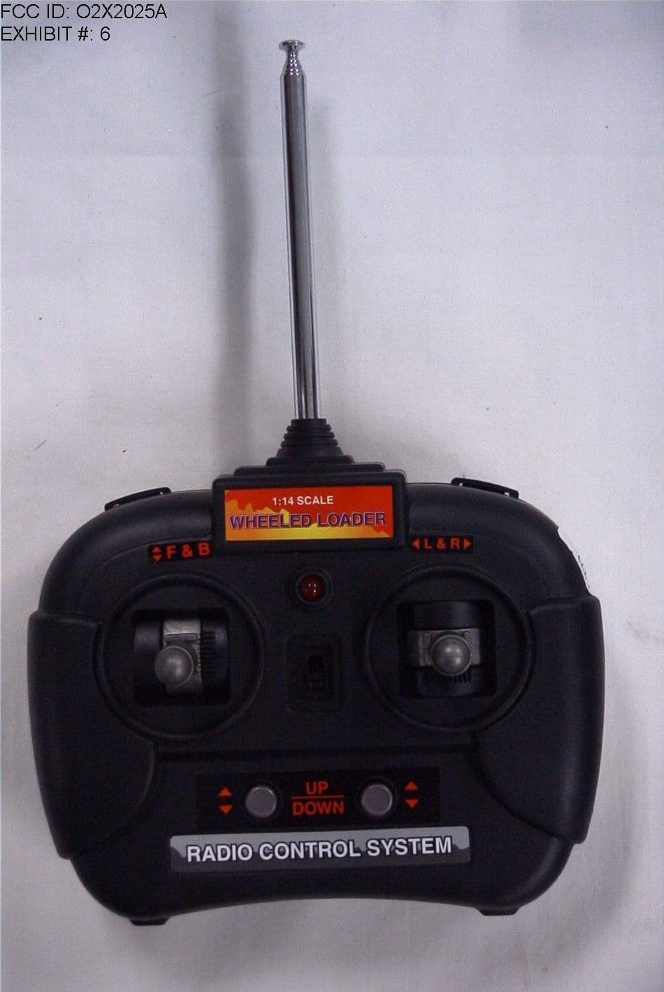 49MHz R/C Transmitter - FCC ID O2X2025A - Golden Bright Manufacturer Ltd