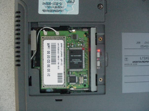 Bluetooth Mini PCI Card in Toshiba Computer - FCC ID O2YPA3122U-1MPC - TOSHIBA Corporation Digital Media Network Company OME Operations