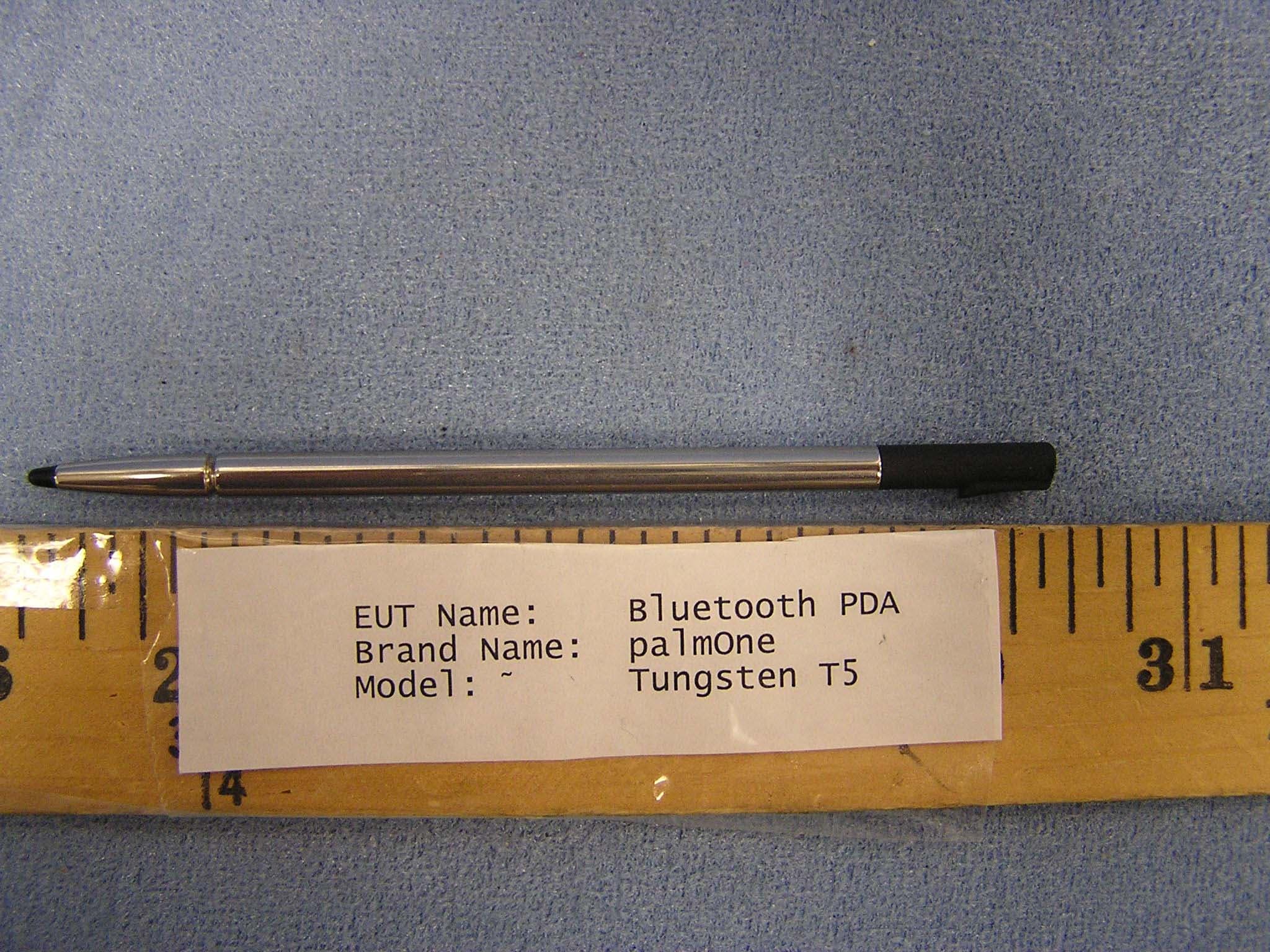 PDA With Bluetooth - FCC ID O3W820 - Palm Inc