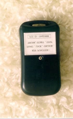 Car Alarm - FCC ID O44J1000R - Youngshin Electronics Co., LTD.