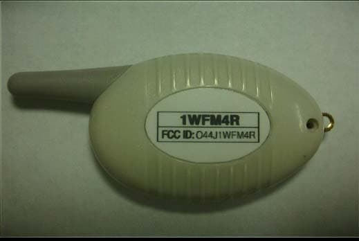 One Way FM 4 Button Remote Control Transmitter - FCC ID O44J1WFM4R - Youngshin Electronics Co., LTD.