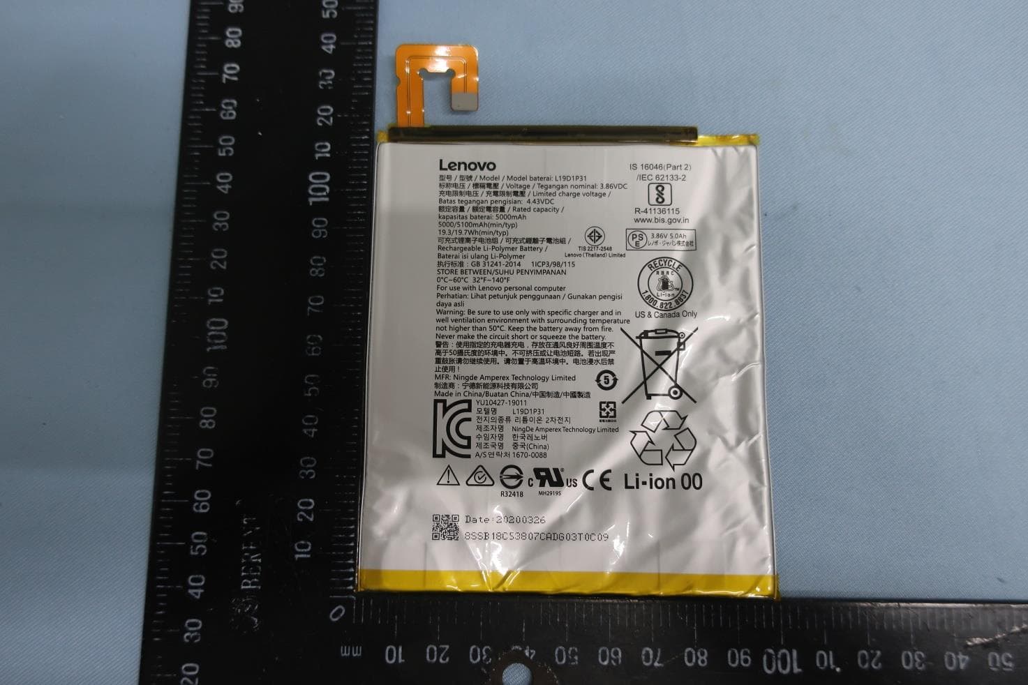 Portable Tablet Computer - FCC ID O57TB8505XC - Lenovo (Shanghai) Electronics Technology Co., Ltd