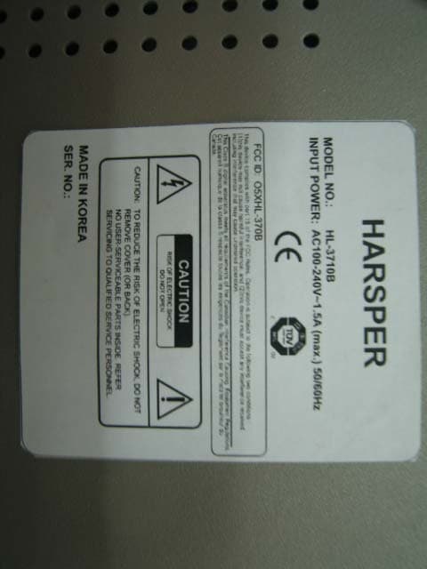 LCD TV Monitor - FCC ID O5XHL-370B - Harsper Co., Ltd. (2)