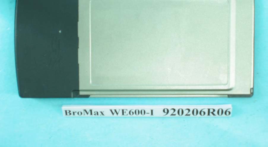 54M WLAN Cardbus Adapter - FCC ID O6M-WE600I - BroMax Communications Inc (3)