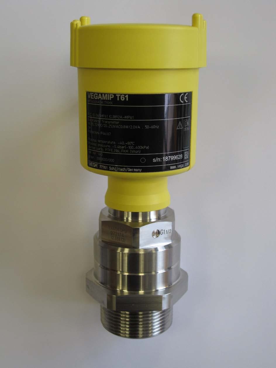 VEGAMIP 61 Radar Sensor - FCC ID O6QMIPT61 - VEGA Grieshaber KG