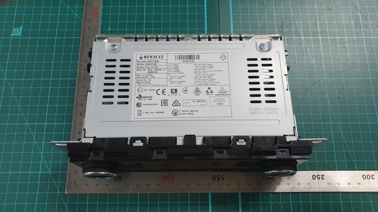 CAR AUDIO - FCC ID O6Z-HARN1006 - Humax Co., Ltd.