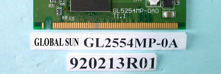 5.0/2.4GHz Wireless Network Mini-PCI Card - FCC ID O7J-GL2554MP-0A - Global Sun Technology Inc