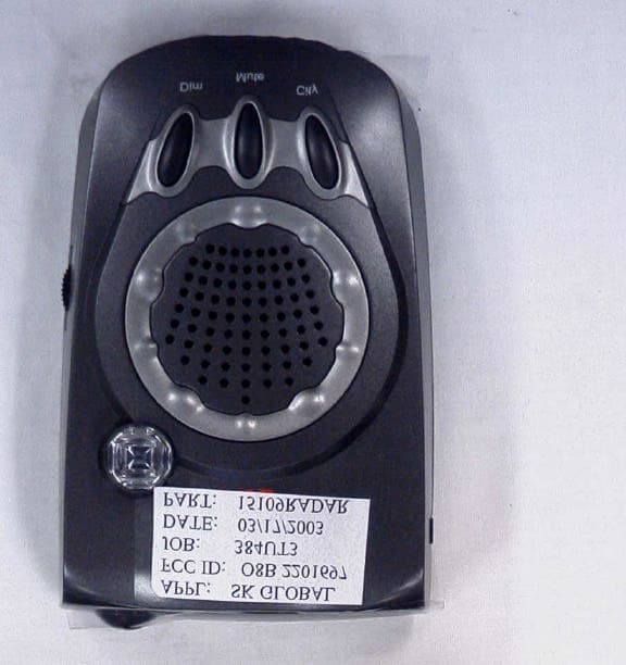 Radar Detector - FCC ID O8B2201697 - SK Global