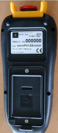 Professional Remote Control suitable for Industrial and/or Vehicle Applications - FCC ID O8IRTXTRENDLCD - SISTEMATICA S.p.A.