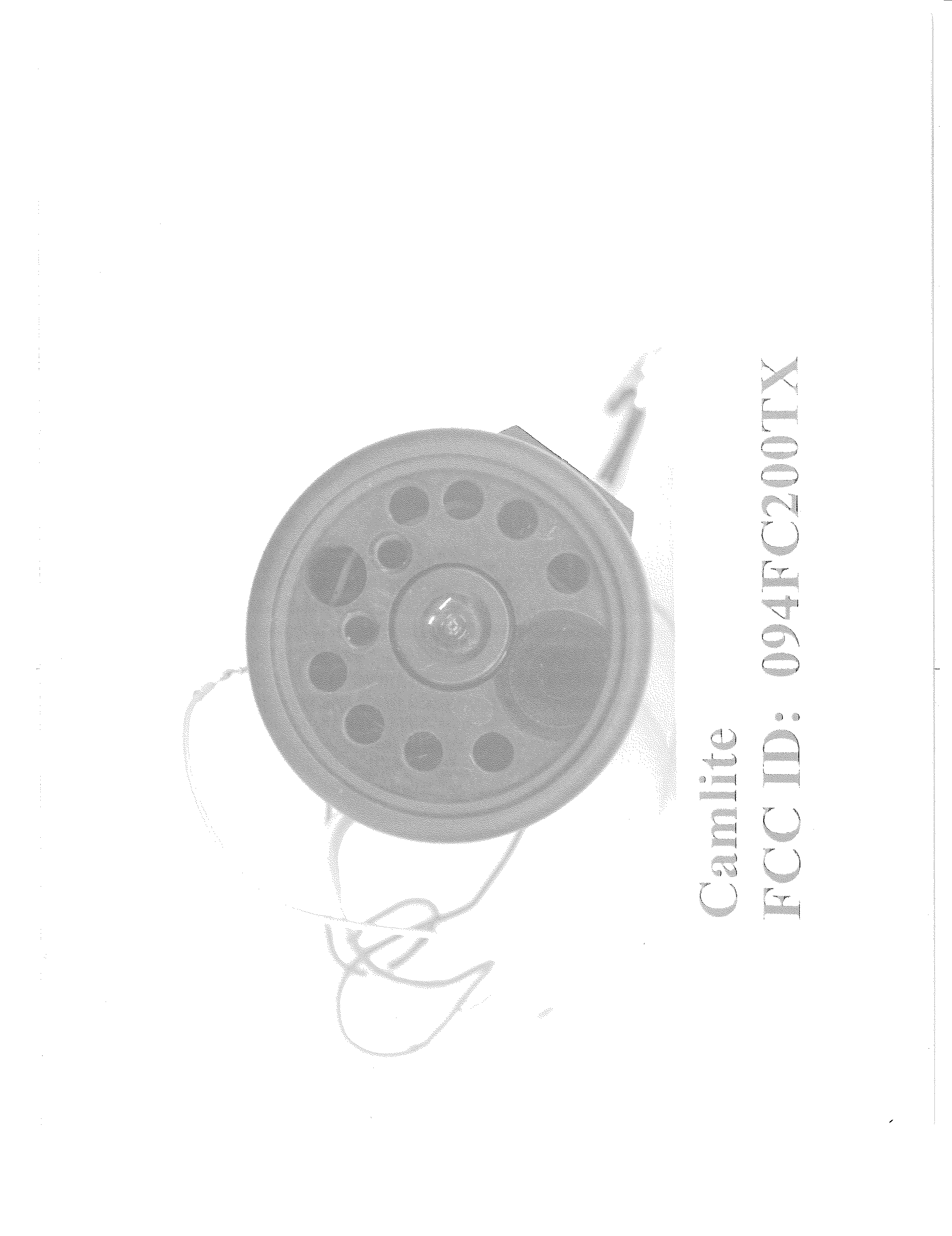 Audio/Video Transmitter - FCC ID O94FC2000TX - Cam Lite Electronics Inc (3)