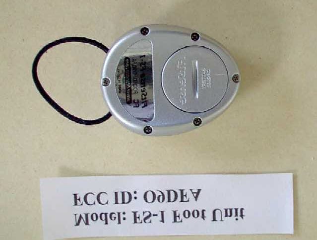 FS-1 Foot Pod Transmitter - FCC ID O9DFA - FitLinxx