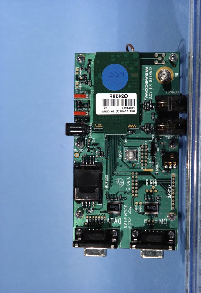 Dual-Band CDMA Wireless Module Evaluation Kit - FCC ID O9EQ2438 - Sierra Wireless, ULC