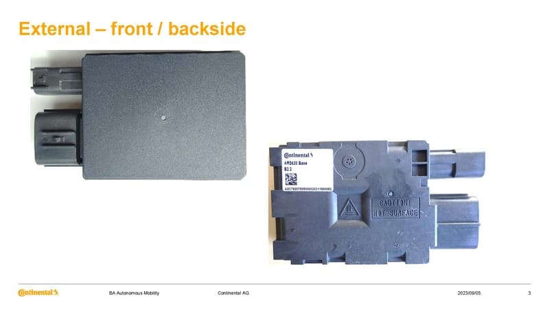 SRD for RTTT and other vehicle or fixed installation - FCC ID OAYARS6A - Automotive Distance Control Systems GmbH