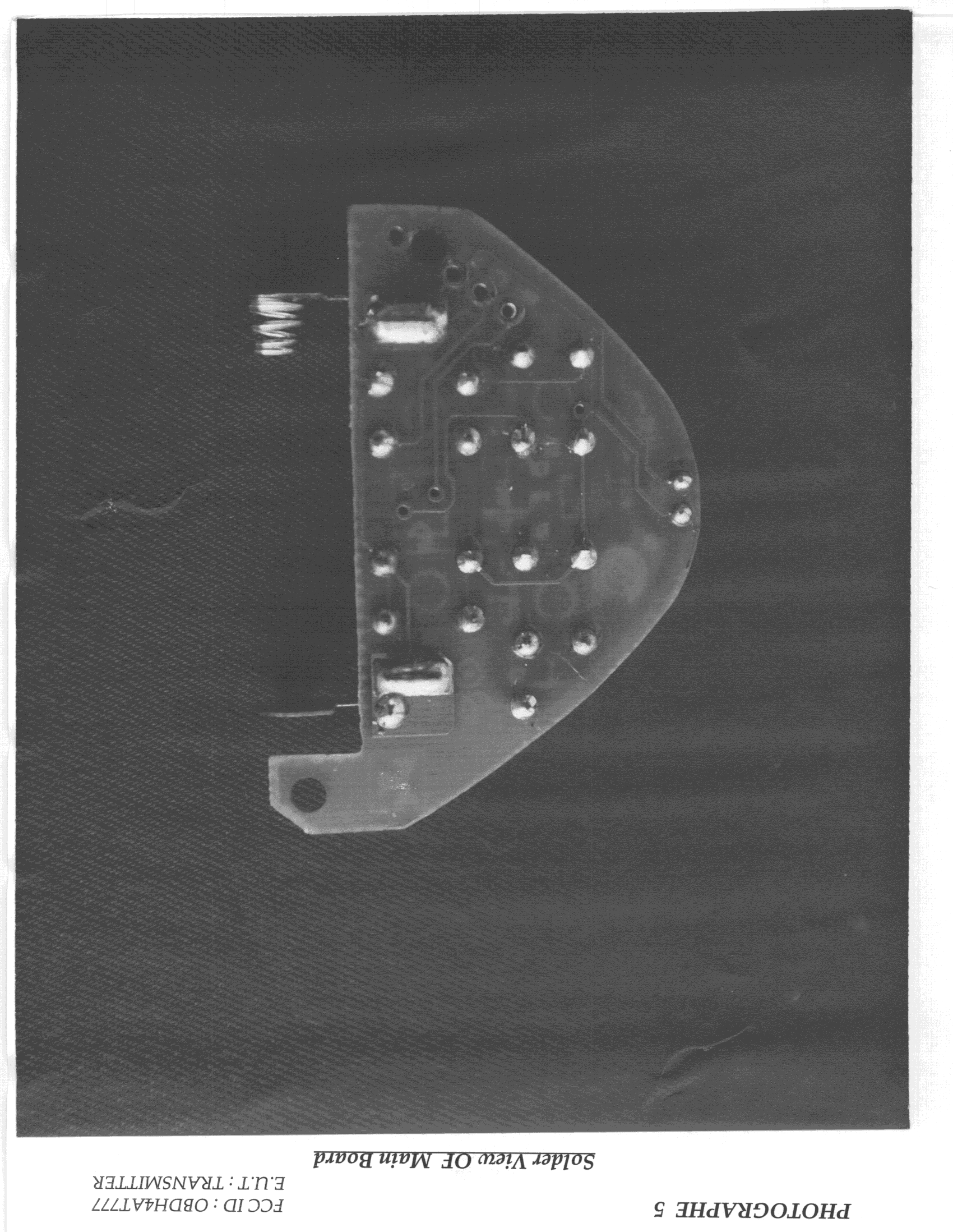 DSC - Part 15 Security/Remote Control Transmitter - FCC ID OBDH4AT777 - Portman Security System International Co Ltd