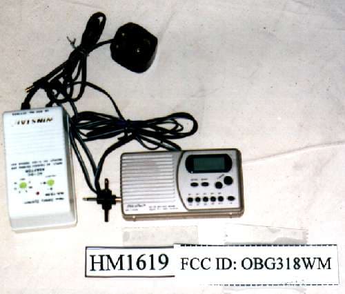 PLL DIGITAL RADIO RECEIVER - FCC ID OBG318WM - Sunny-Tech Electronic Co Ltd