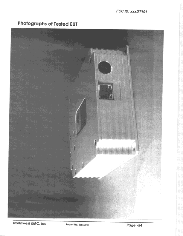 DSS - Part 15 Spread Spectrum Transmitter - FCC ID OBWDT101 - Bittium USA Inc (4)