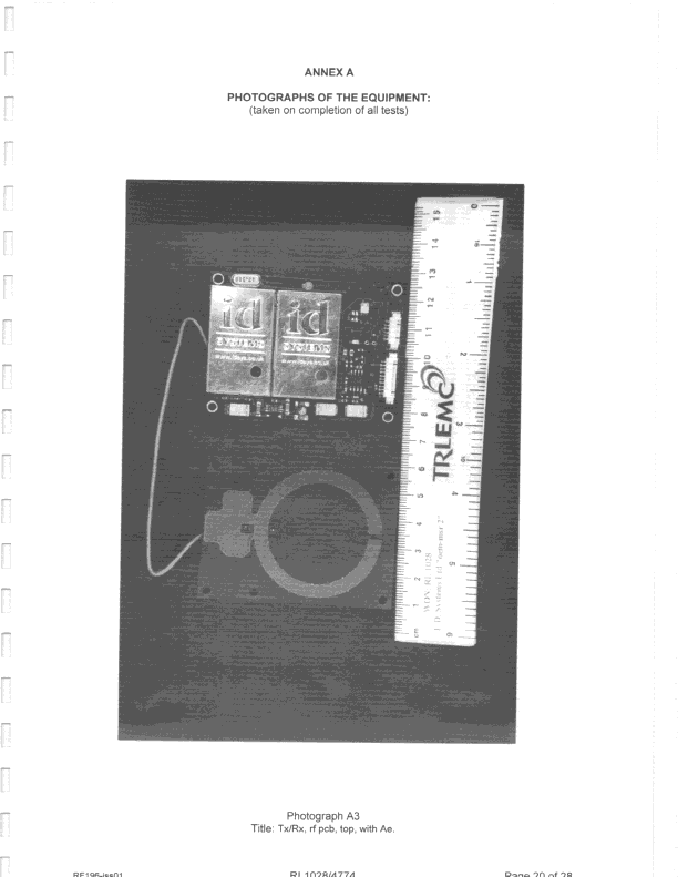 Identity Tag Transceiver - FCC ID OCTOEM-MSR2 - id Systems Ltd. (2)