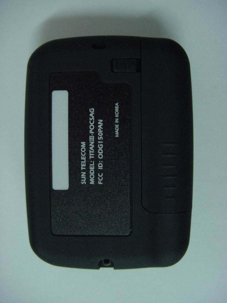 Alpha-Numberic Pager - FCC ID ODG150PAN - Hantel Co., Ltd. (2)