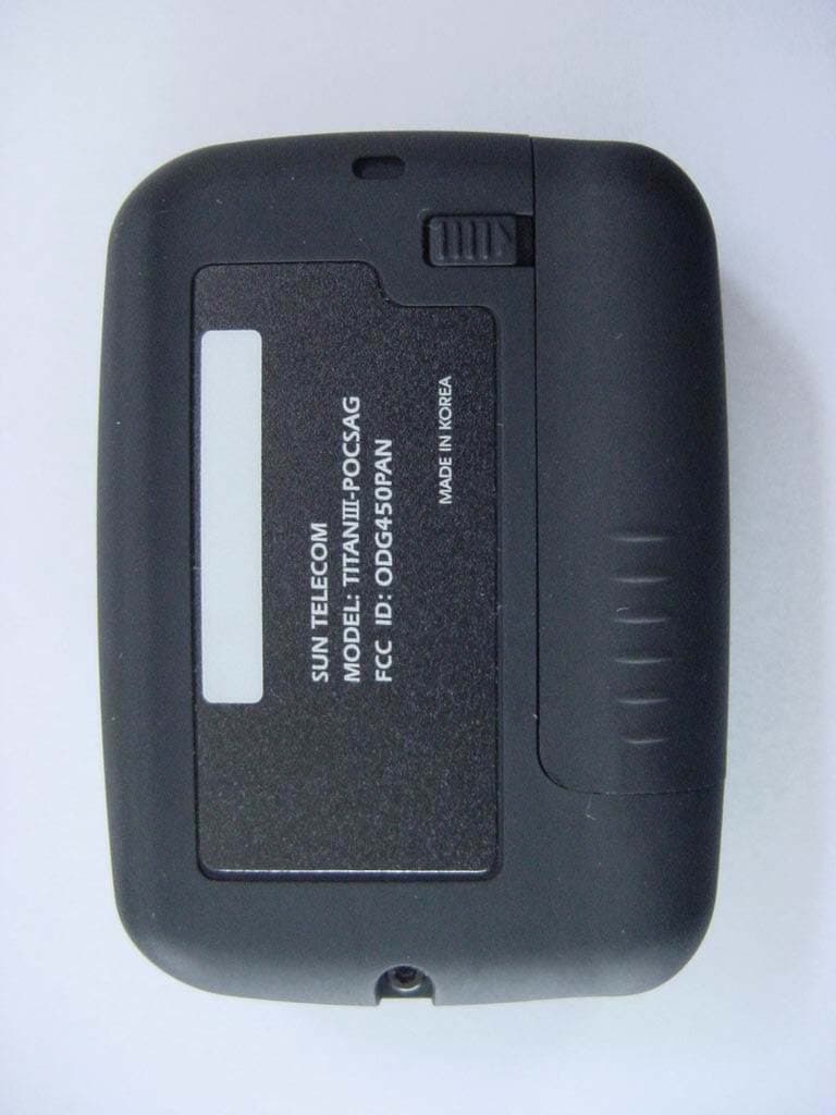 Alpha-Numeric Pager - FCC ID ODG450PAN - Hantel Co., Ltd. (2)