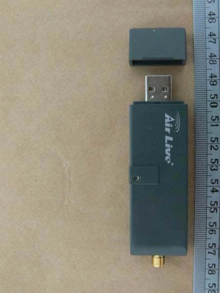 Long Range Wireless-B/G/N USB Dongle with Detachable Antenna - FCC ID ODMWN370USB - OvisLink Corp. (2)