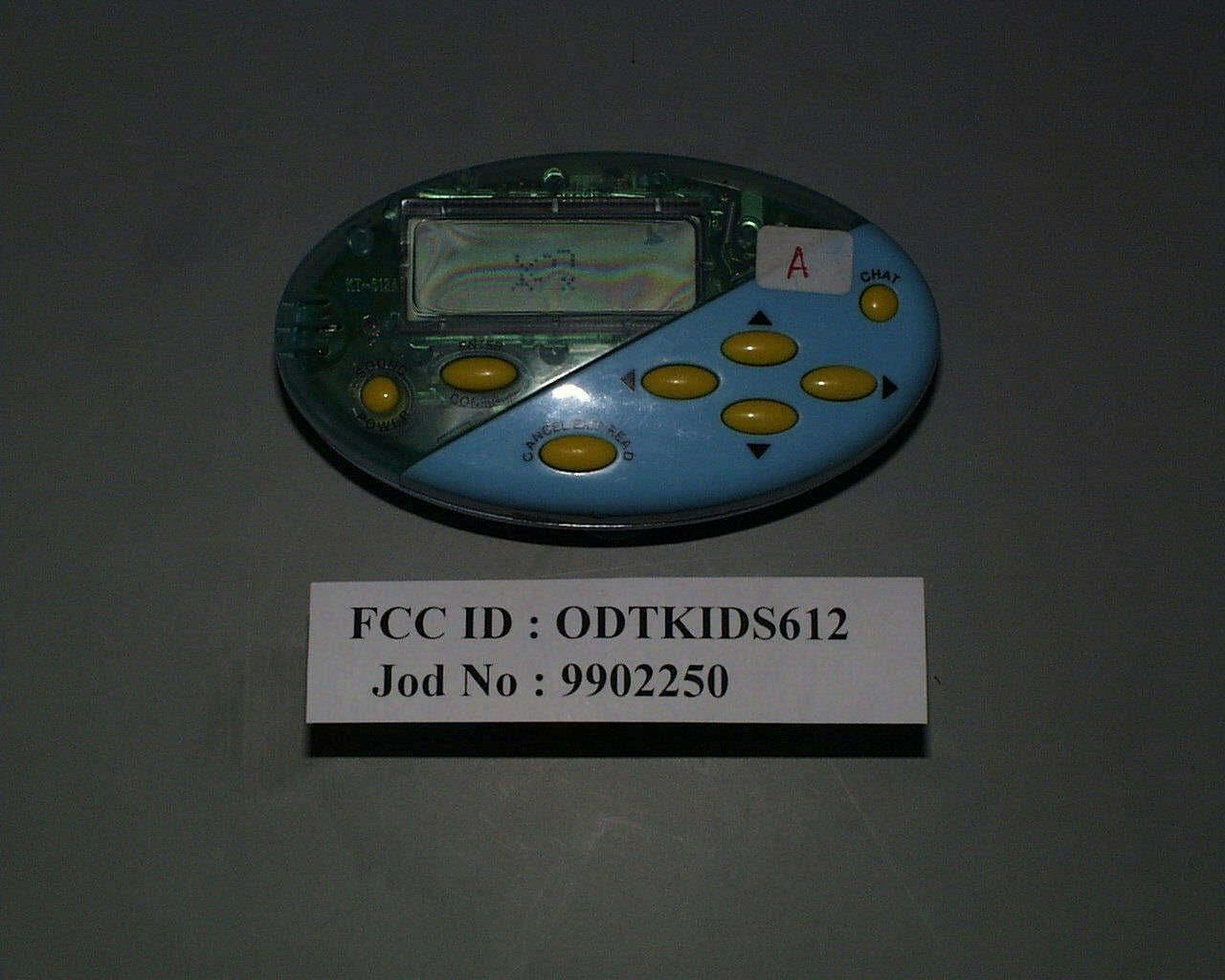 DXX - Part 15 Low Power Communication Device Transmitter - FCC ID ODTKIDS612 - Kidstech Electronics Limited