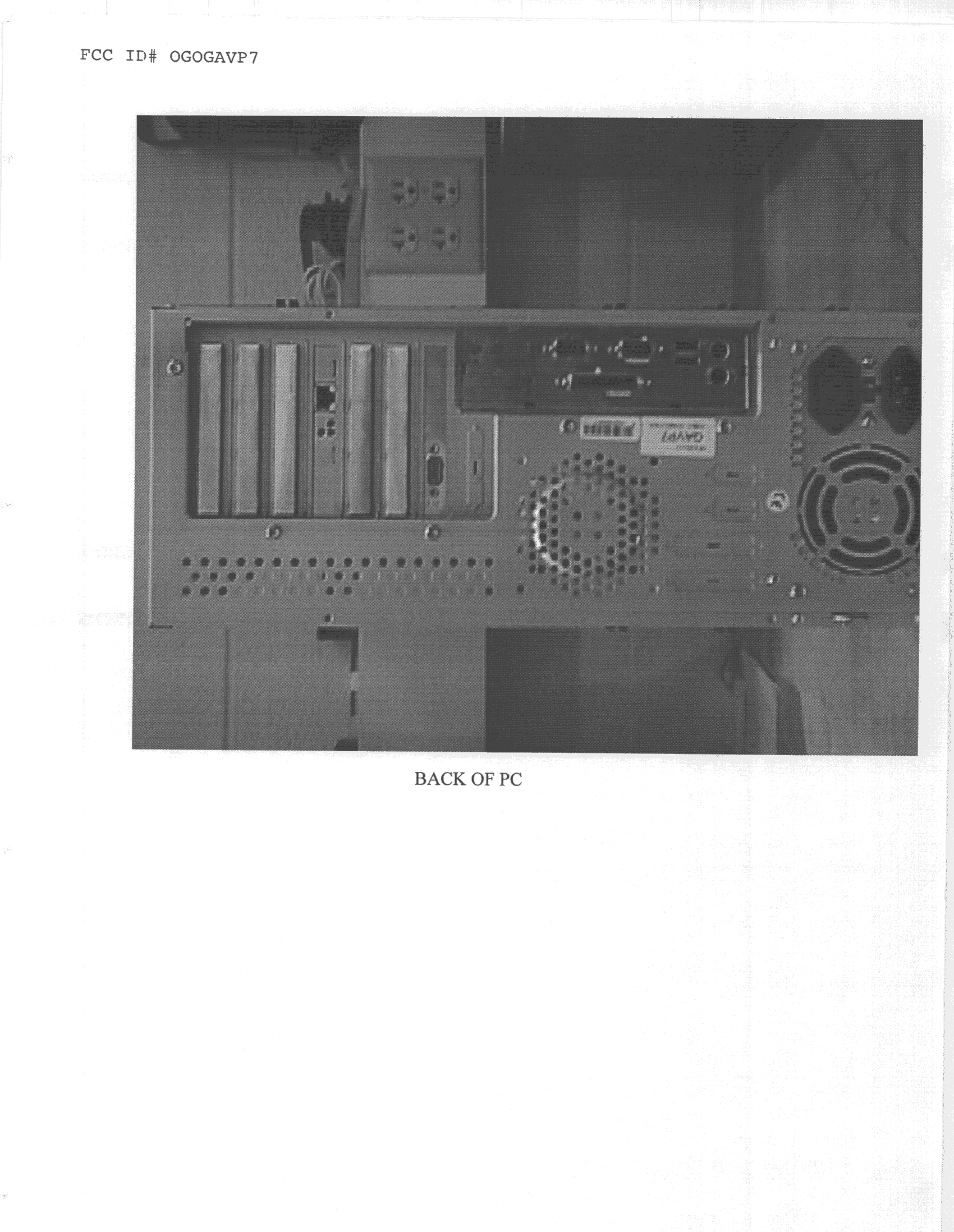 JBC - Part 15 Class B Computing Device/Personal Computer - FCC ID OGOGAVP7 - Impex Italia S.R.L. (5)