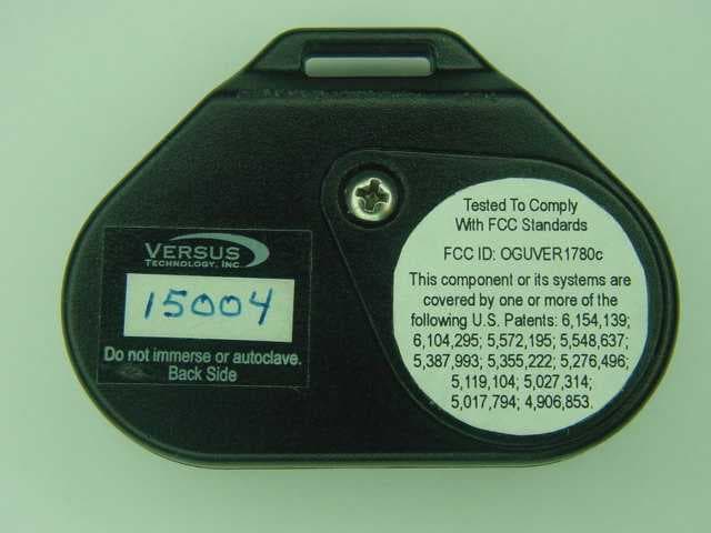 IR/RF Personnel Alert Badge - FCC ID OGUVER1780C - Midmark RTLS Solutions, Inc. (1)
