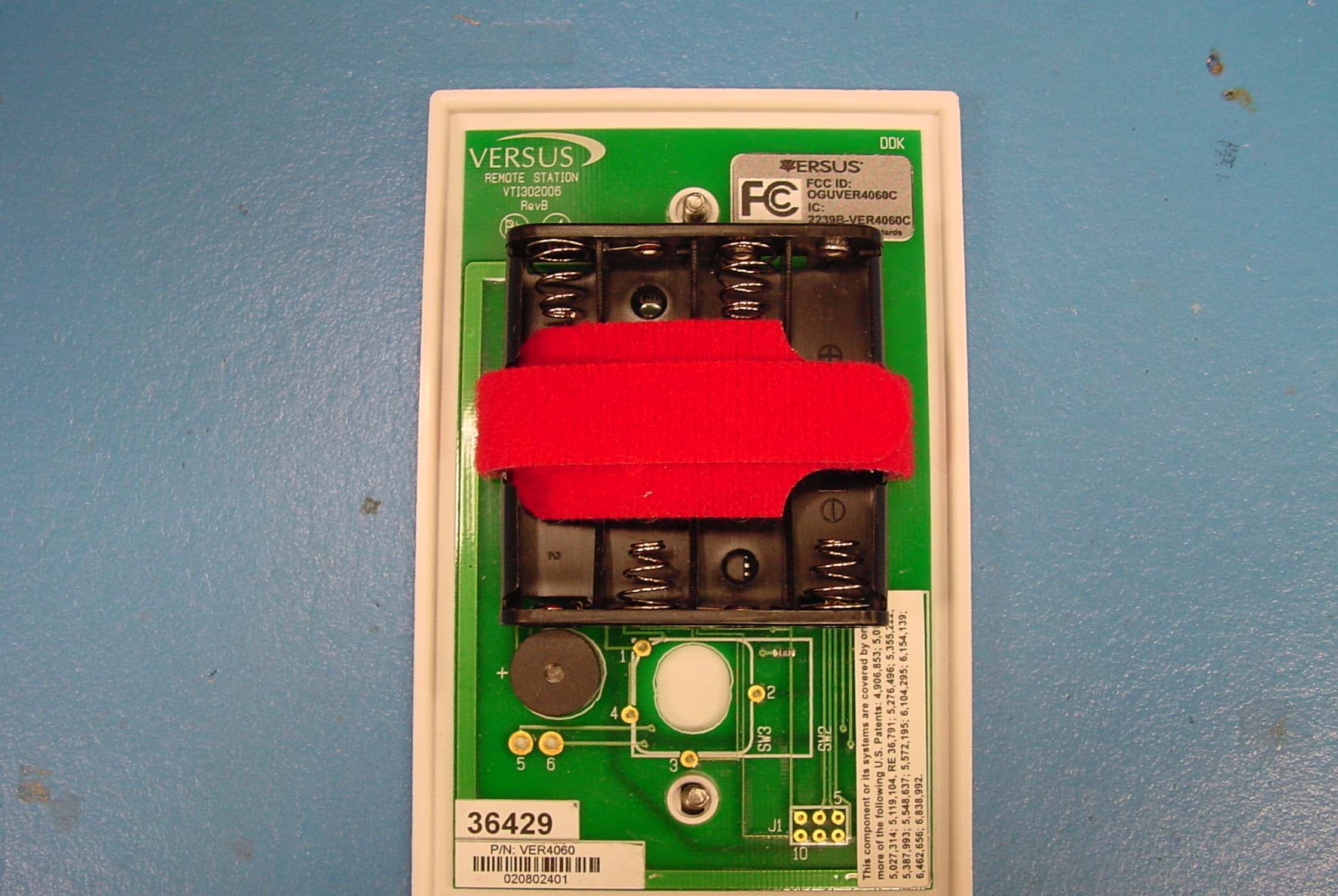 Push Button Remote Station - FCC ID OGUVER4060C - Midmark RTLS Solutions, Inc.