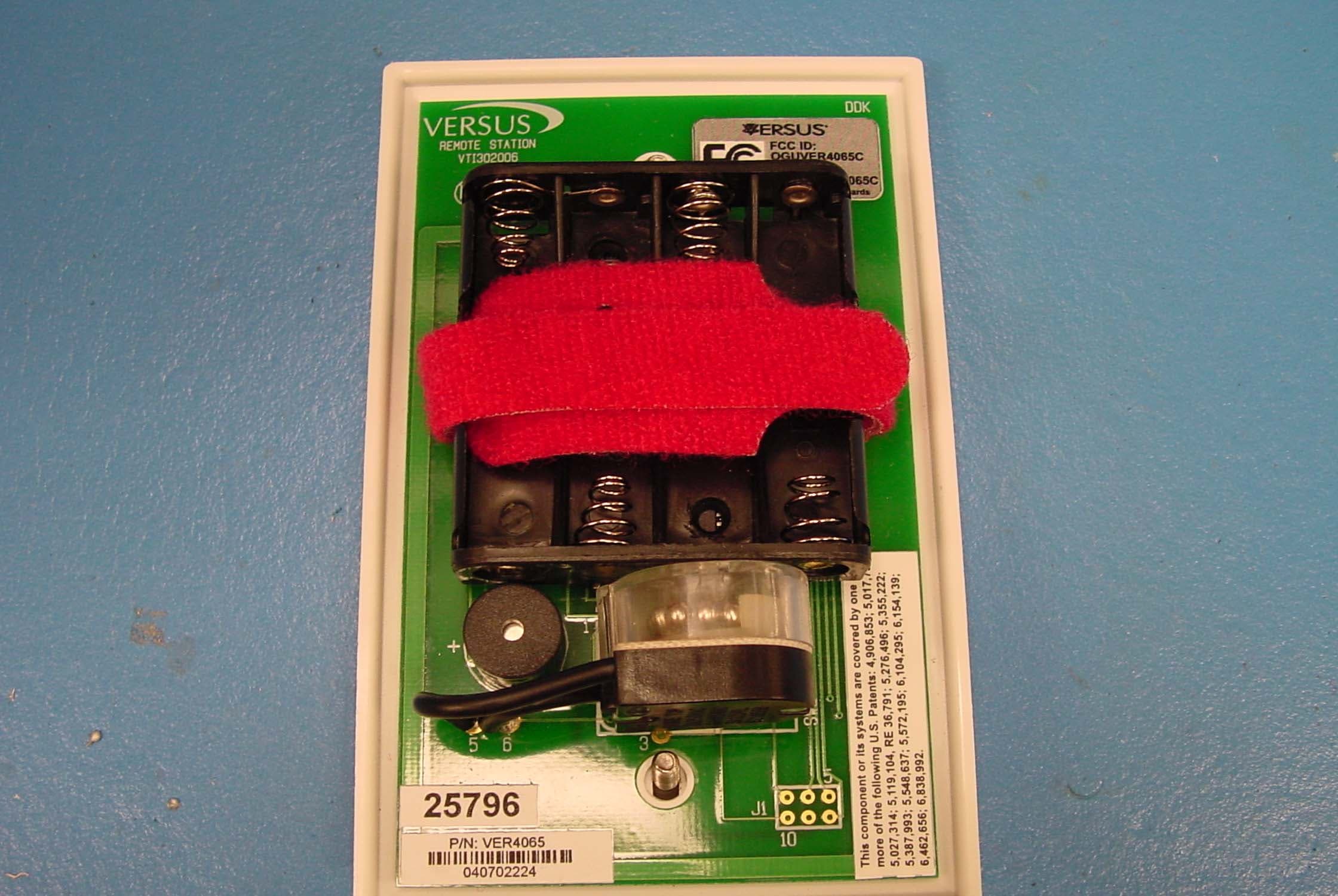 Remote Station Pull Chain - FCC ID OGUVER4065C - Midmark RTLS Solutions, Inc.
