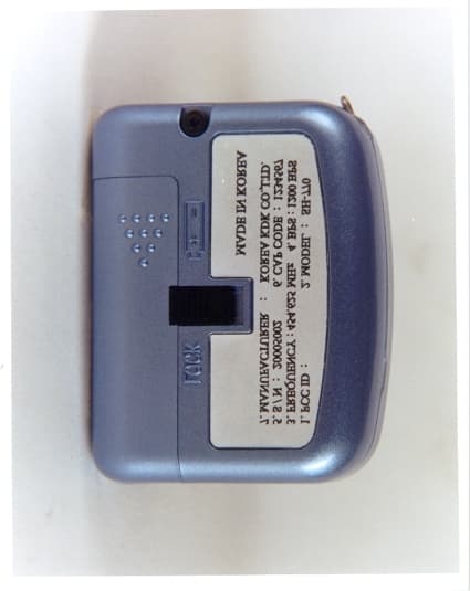 Pager Receiver - FCC ID OHXSH770E4 - Korea KDK Co. Ltd.