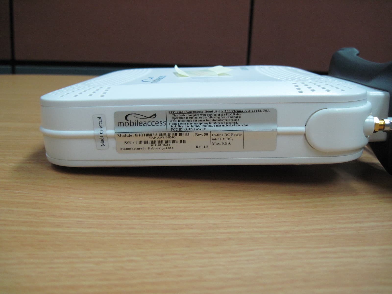 VE DISTRIBUTED ANTENNA SYSTEM - FCC ID OJFVEAWSM - Corning Optical Communication LLC (3)