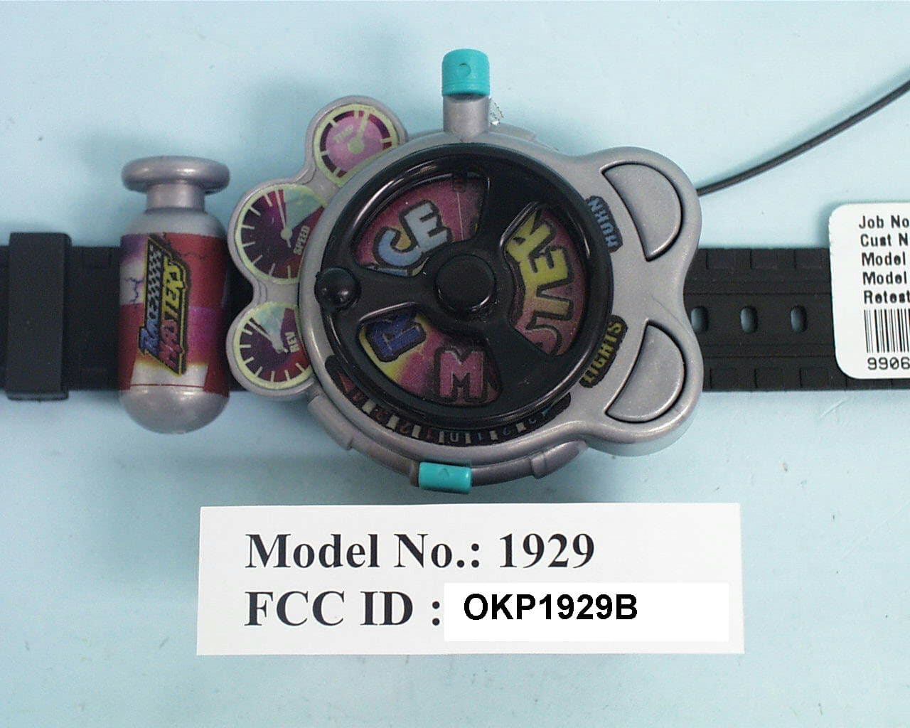 DXX - Part 15 Low Power Communication Device Transmitter - FCC ID OKP1929B - WowWee Group Limited