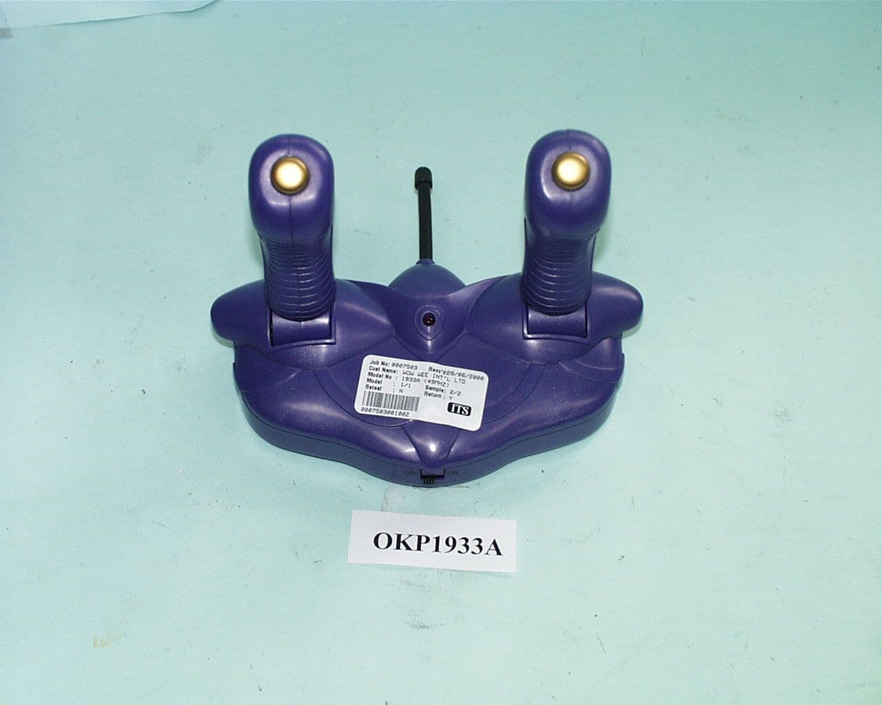 Remote Control Toy Gladiator - FCC ID OKP1933A - WowWee Group Limited