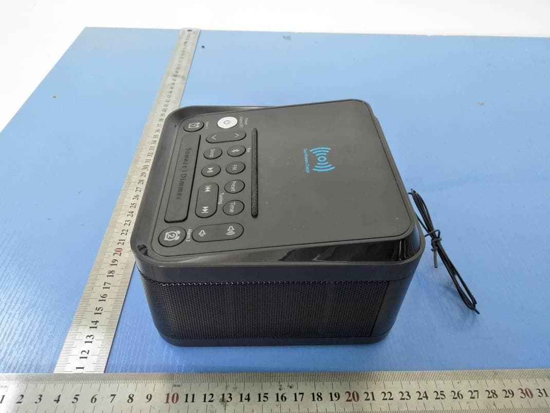 Bluetooth Alarm Clock Speaker with Wireless charger and FM Radio - FCC ID OKU32A541 - Shenzhen Junlan Electronic Ltd (2)