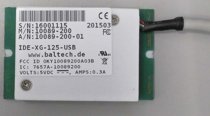 IDE-XG-125-USB - FCC ID OKY10089200A03B - Baltech AG (2)