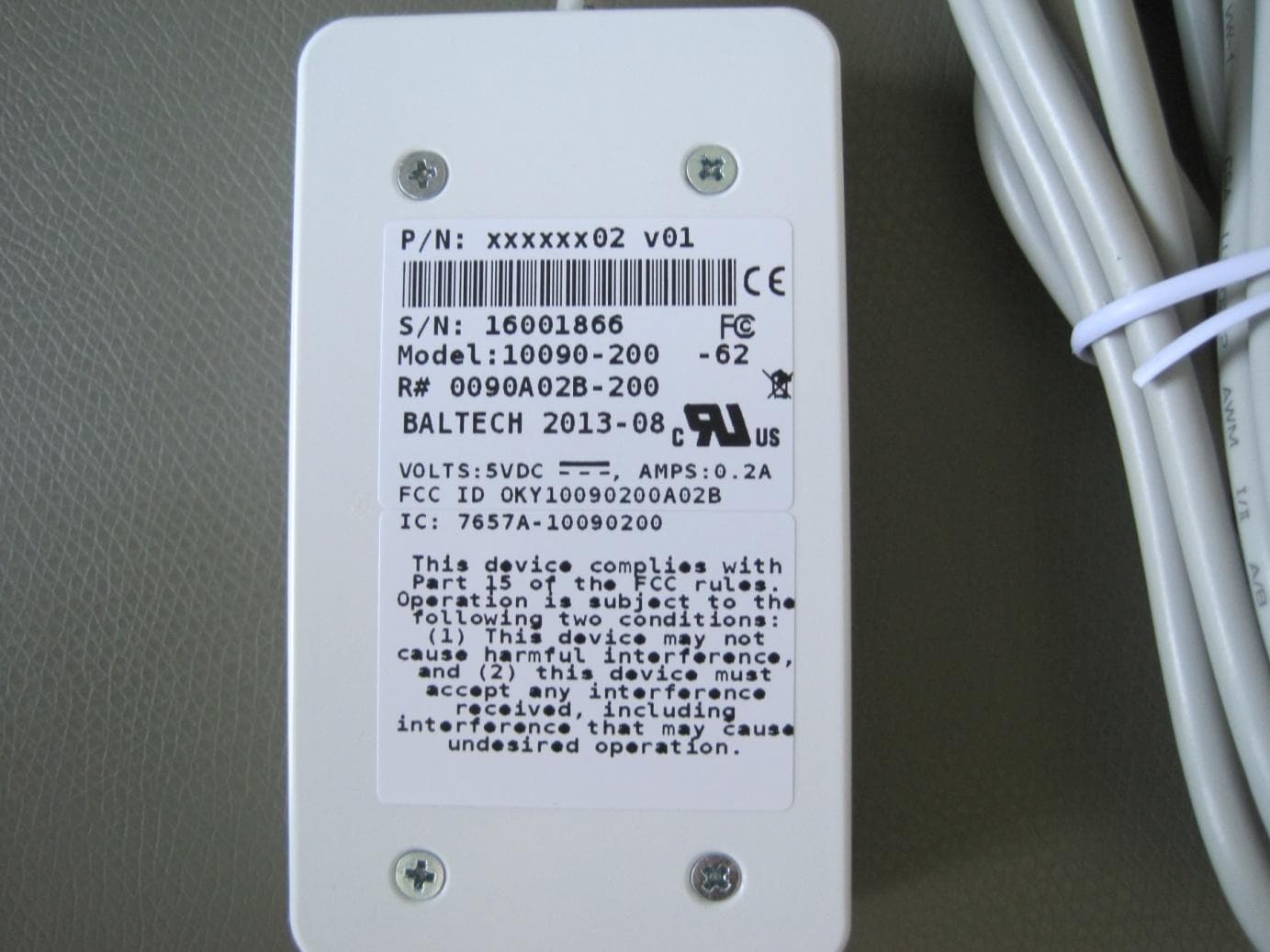 SHARK M/ID-engine-M - FCC ID OKY10090200A02B - Baltech AG (5)