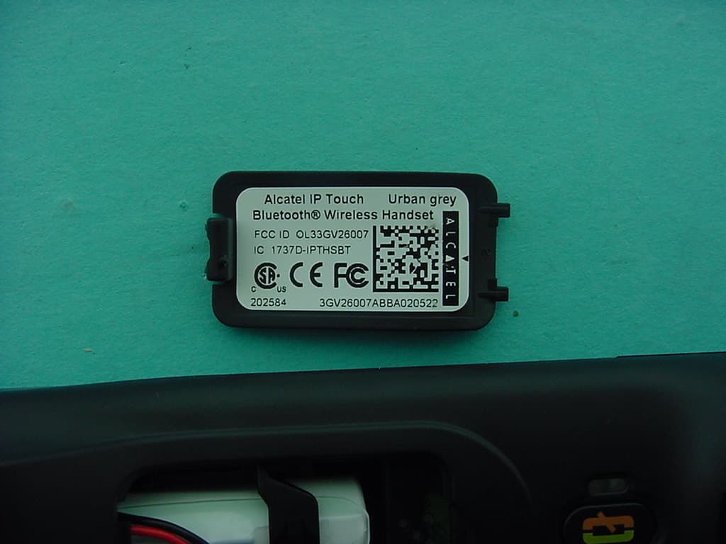 Bluetooth Handset - FCC ID OL33GV26007A - ALE International (3)