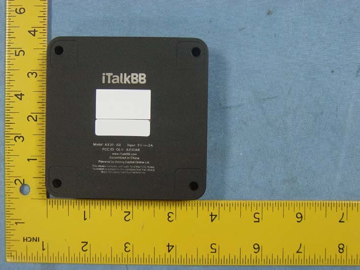 iTalkBB Chinese TV - FCC ID OLV-A830AB - Beijing Capital Online Network Technology Co., Ltd.