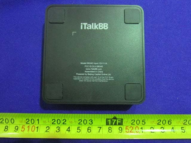 iTalkBB Chinese TV - FCC ID OLV-S8G40 - Beijing Capital Online Network Technology Co., Ltd.