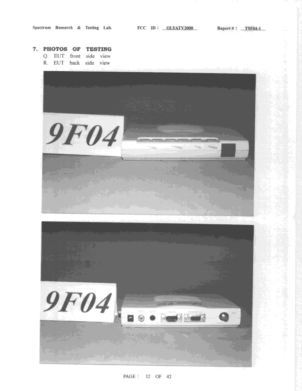 Video Multimedia Controller - FCC ID OLYATV3000 - DigiMedia Technology Co. Ltd. (4)
