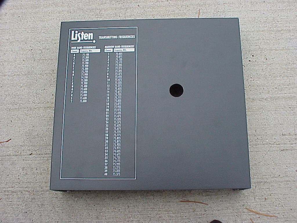 Auditory Assistance Transmitter - FCC ID OMD800-001 - Listen Technologies Corporation (3)