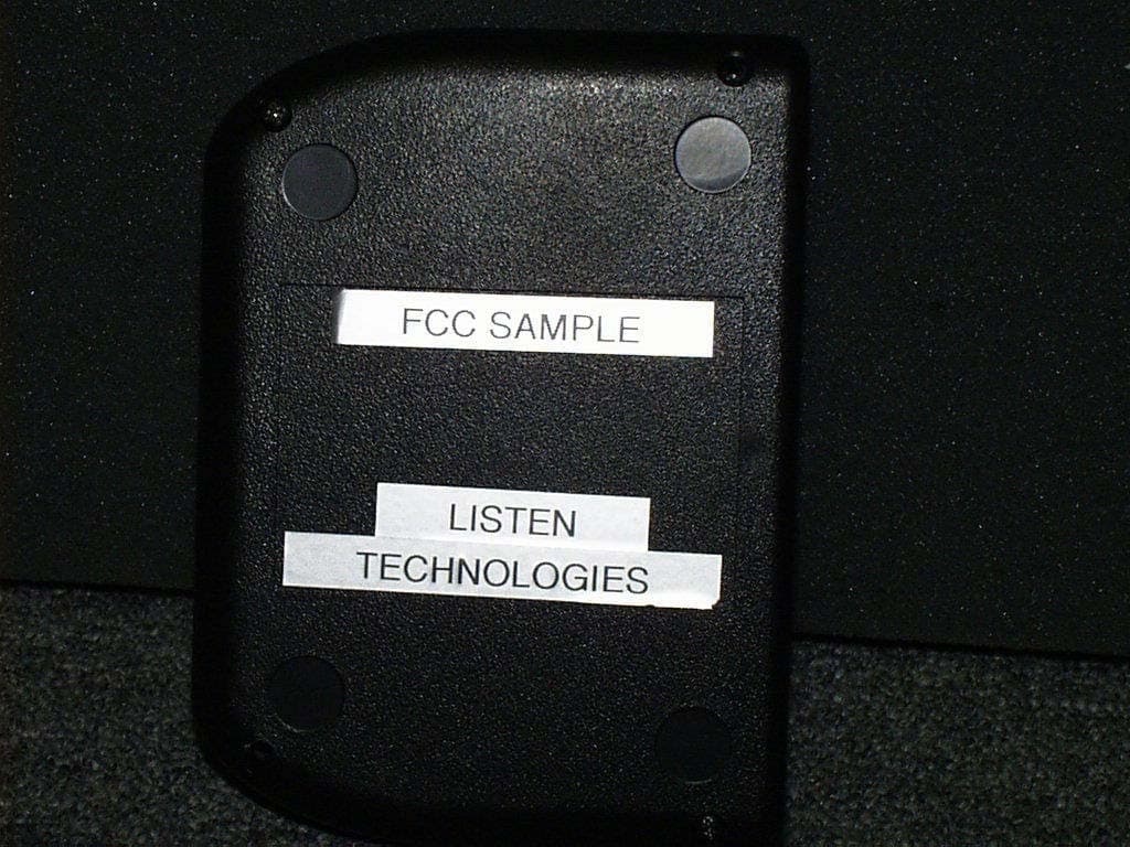 Assistive Listenting System for Hard of Hearing - FCC ID OMDMSF0001 - Listen Technologies Corporation (4)