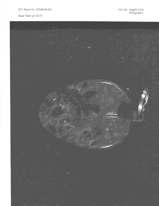 DSC - Part 15 Security/Remote Control Transmitter - FCC ID OMQTC2220 - Transpace Technology (Changchun) Inc.