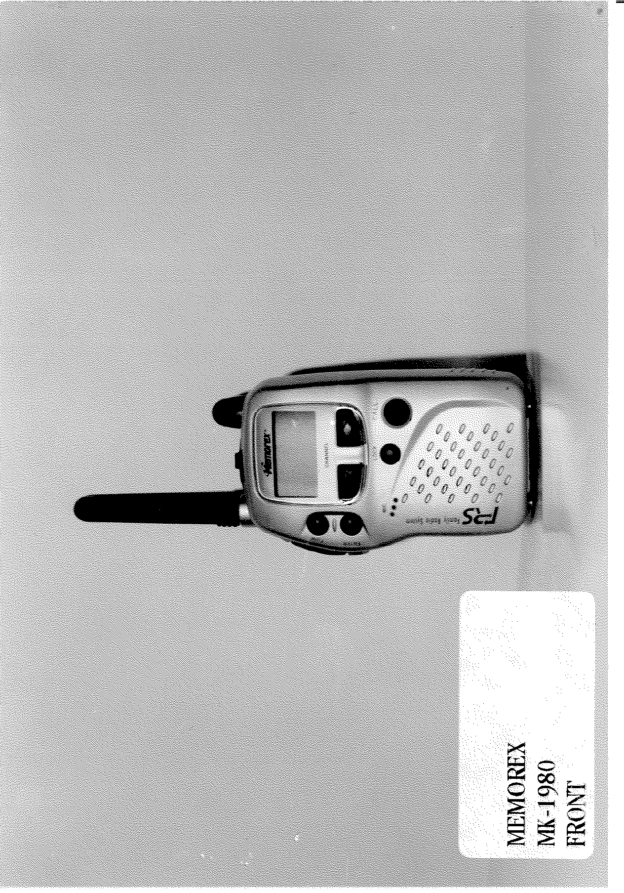 FRF - Part 95 Family Radio Face Held Transmitter - FCC ID ONEMK1980 - Memcorp Inc.