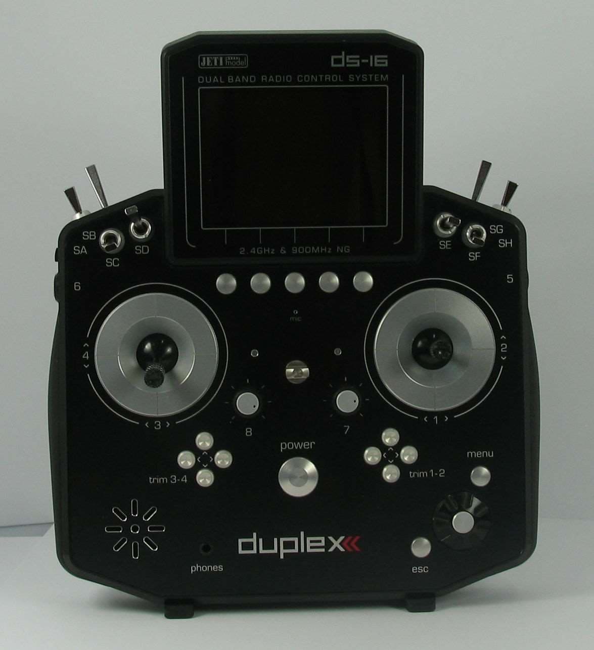 Receiver/transmitter for radio control model toys - FCC ID ONTJETIDS16G2US - Esprit Model Inc.
