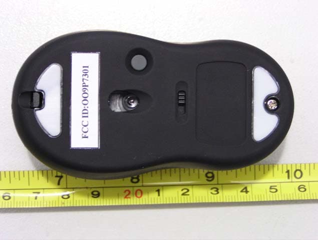 Wireless Optical Mouse - FCC ID OO9P7301 - G.Tech Technology Ltd.