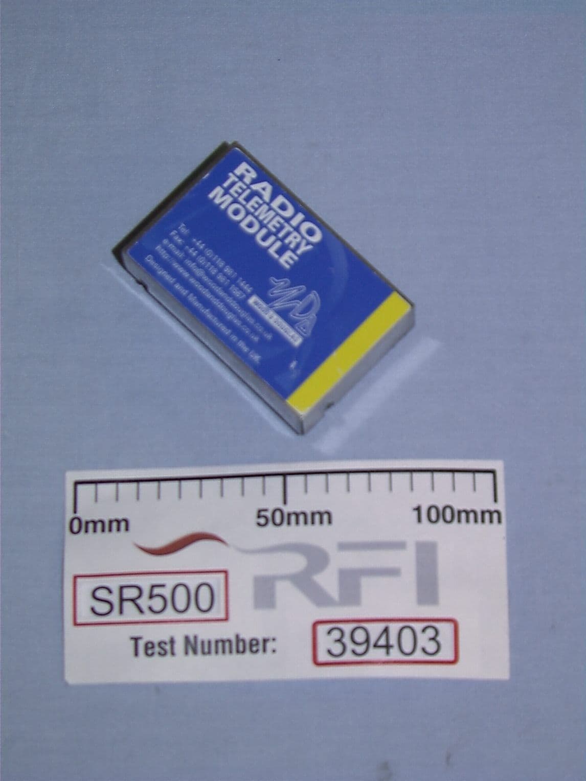 SR500 Receiver - FCC ID OPNSR500 - Wood & Douglas Ltd
